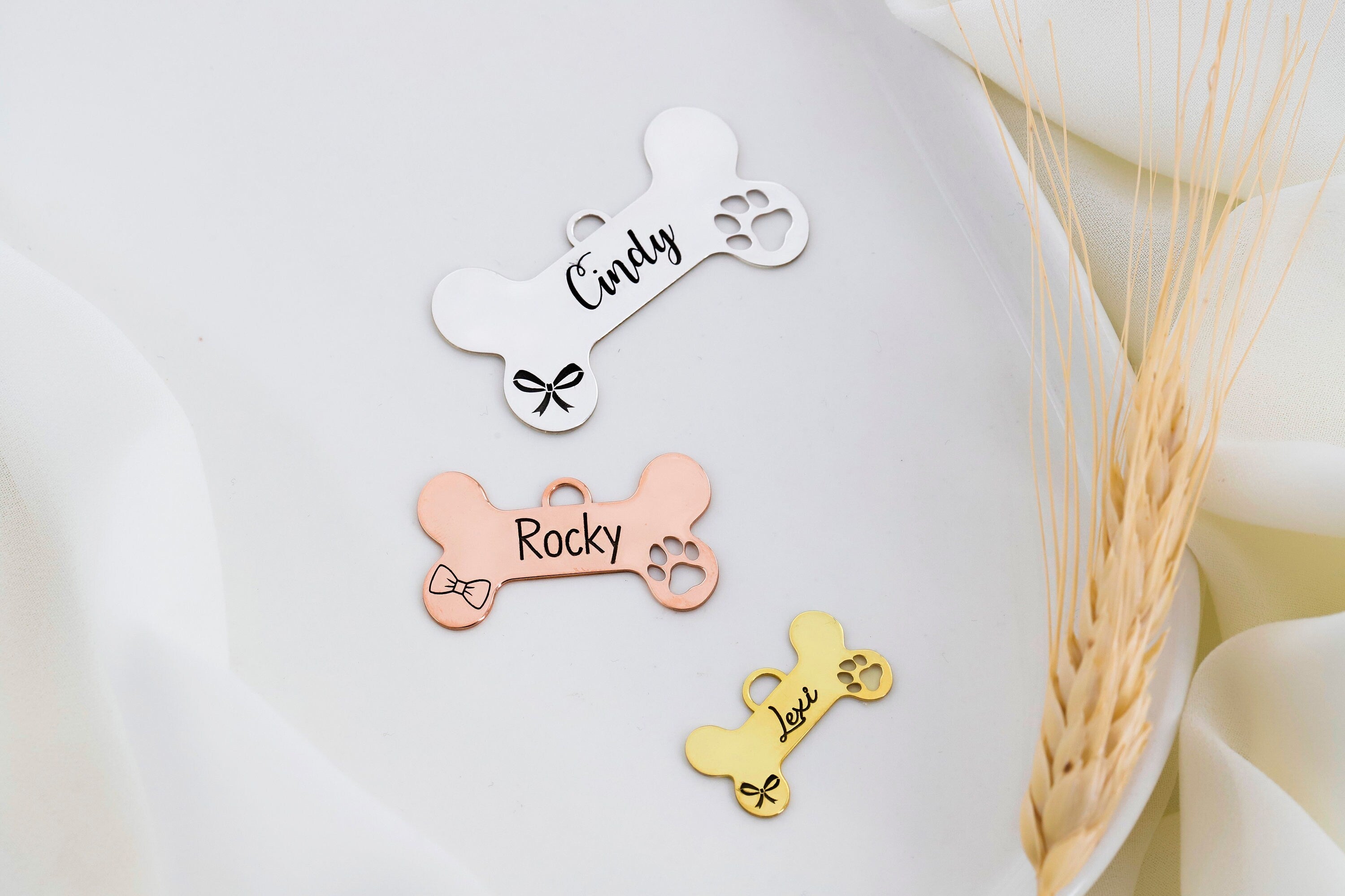 Sterling Silver Personalized Pet ID Tag
